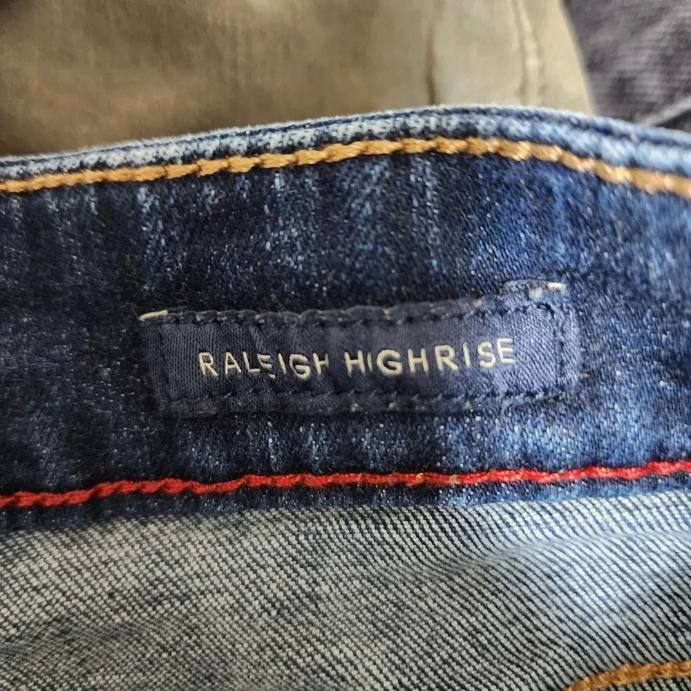 Tommy Hilfiger Jeans Women's 12 Raleigh High Rise Dark Wash Blue - Picture 9 of 12